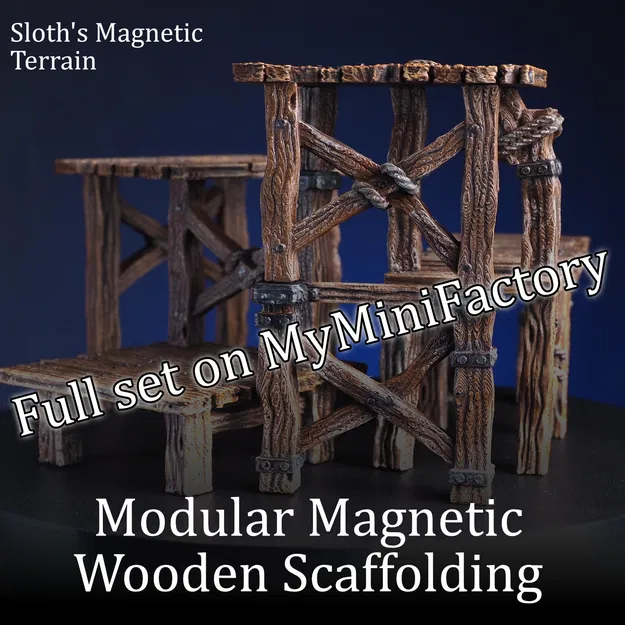Gói Mẫu Giàn Giáo Gỗ Mô-đun Gắn Nam Châm - Image 2