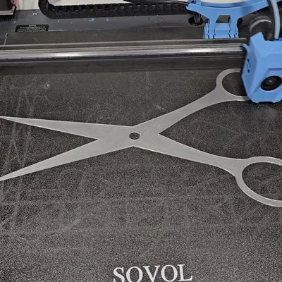 Tranh Treo Tường Kéo Cắt Tóc (Hairdresser Scissors Wall Art)