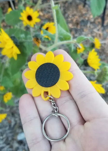 Móc Khóa Hoa Hướng Dương (Sunflower Keychain) - Image 1