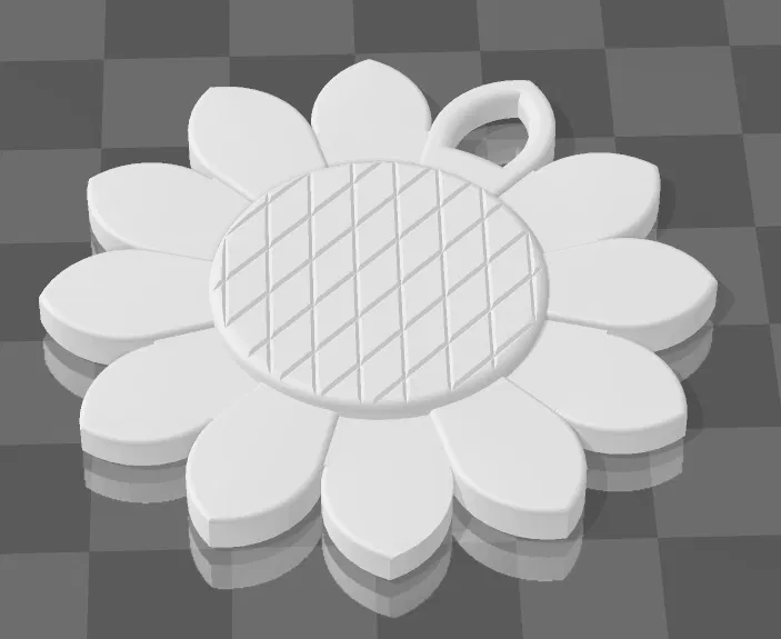 Móc Khóa Hoa Hướng Dương (Sunflower Keychain) - Image 2