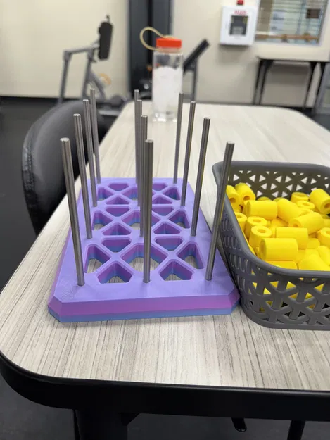 Bảng Peg Tập Phục Hồi Bàn Tay (Hand Therapy Peg Board) - Image 1