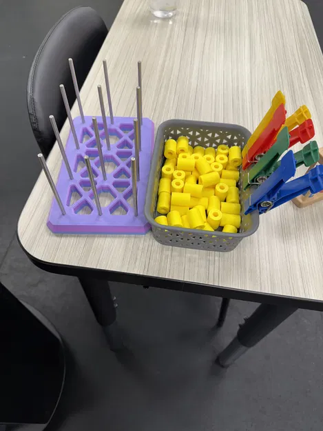 Bảng Peg Tập Phục Hồi Bàn Tay (Hand Therapy Peg Board) - Image 2