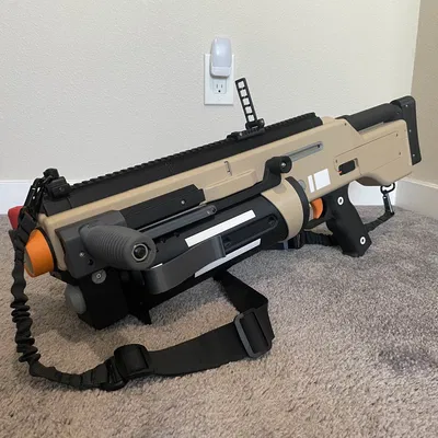 Widowaxe – mod Nerf blaster từ Battle Axe của Sillybutts (TF2 Widowmaker)