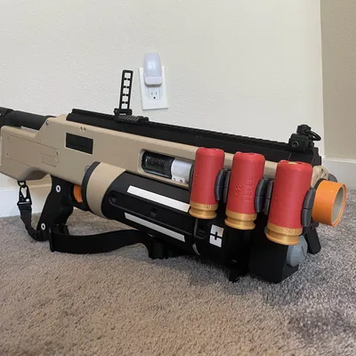 Widowaxe – mod Nerf blaster từ Battle Axe của Sillybutts (TF2 Widowmaker)