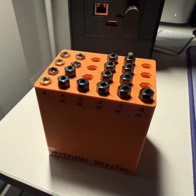 Multiboard Nextruder 24 Nozzle Storage (Khay lưu trữ 24 đầu nozzle)
