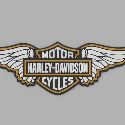 Harley-Davidson Wings Art – Tranh Treo Tường