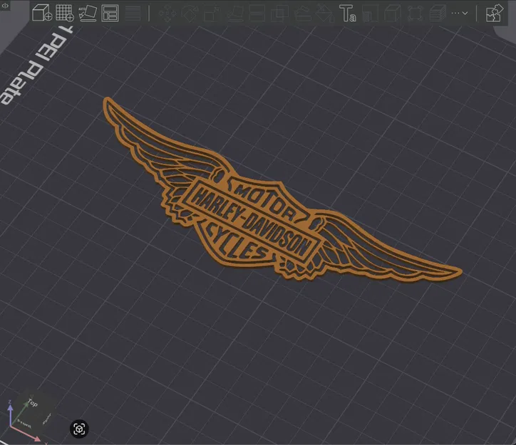 Harley-Davidson Wings Art – Tranh Treo Tường - Image 2