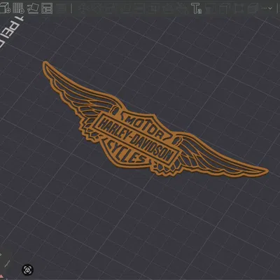 Harley-Davidson Wings Art – Tranh Treo Tường