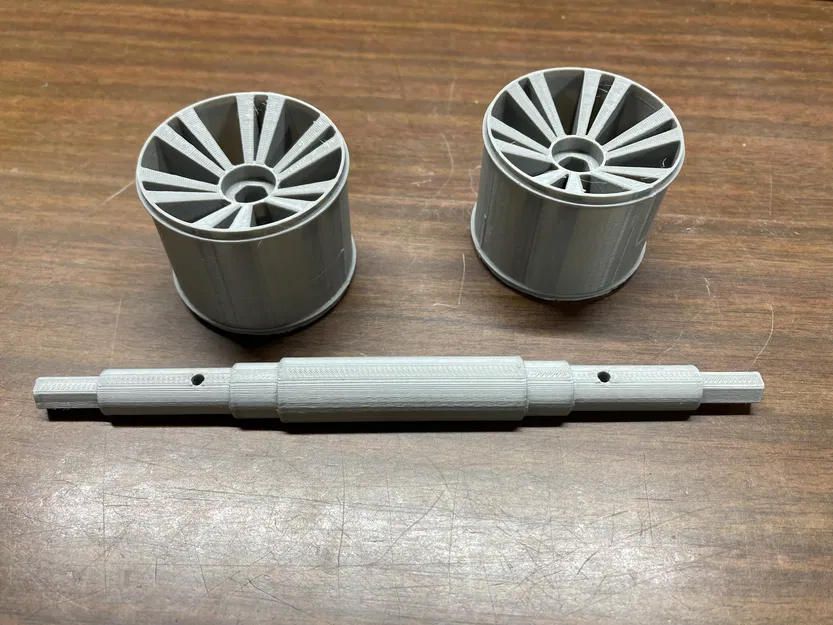 Hex 7mm, Trục Sau & Bánh Xe (OpenRC F1) - Image 8