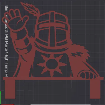 Solaire of Astora (Dark Souls) - Trang trí treo tường/sau ghế sofa