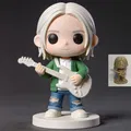 Chibi Kurt Cobain (Nirvana) – Tượng Figurine 3D - Thumbnail 1