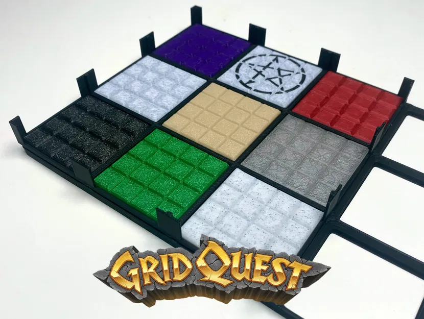 GridQuest BASE 3x3 (The Gridfinity Game) – Đế 3x3 cho bàn chơi modular - Image 2