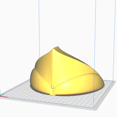 Mặt nạ MF Doom đã cắt (sliced) để in rời từng phần
