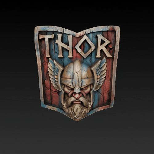 Thor Wood Wallart - Image 3