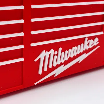 Ống cắm bút dạng hộp dụng cụ để bàn lấy cảm hứng Milwaukee