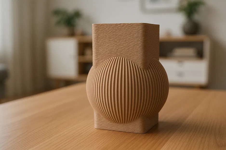 Bình Nordic Vuông – Botany Chic – Trang trí nhà cửa - Image 1