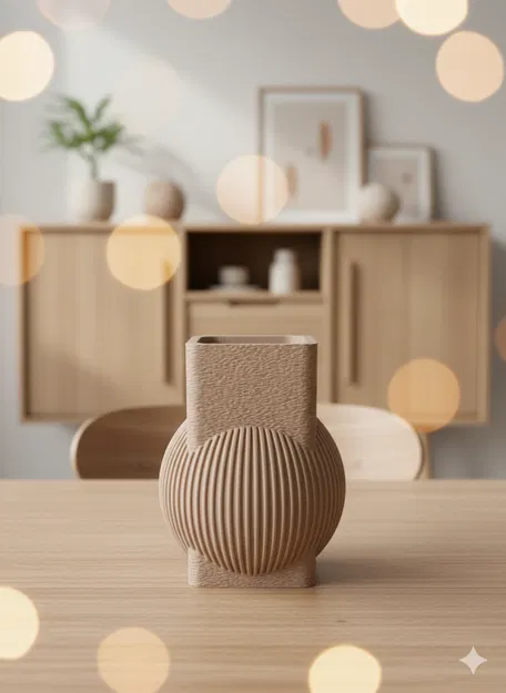 Bình Nordic Vuông – Botany Chic – Trang trí nhà cửa - Image 3