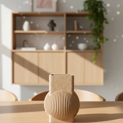 Bình Nordic Vuông – Botany Chic – Trang trí nhà cửa