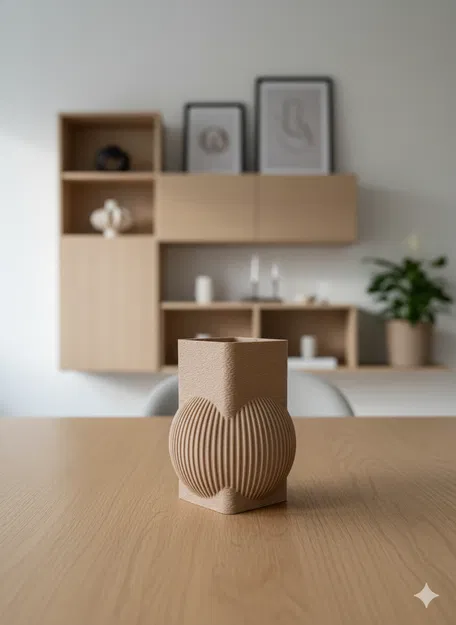 Bình Nordic Vuông – Botany Chic – Trang trí nhà cửa - Image 5