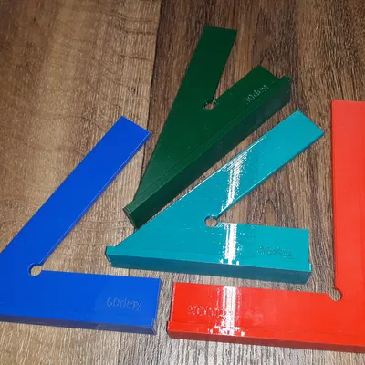 Thước vuông thợ máy, dụng cụ đo góc 90° 60° 45° 30°