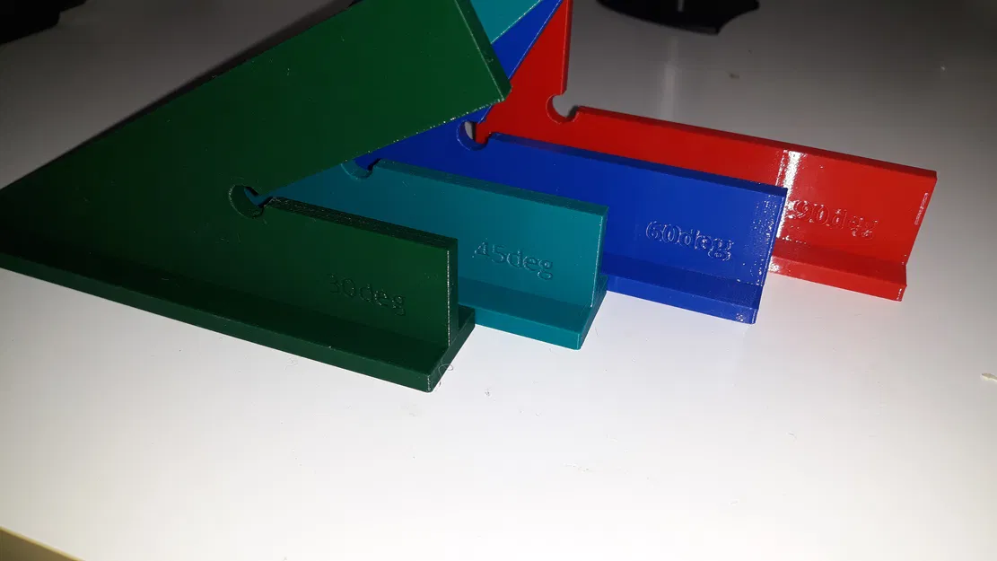 Thước vuông thợ máy, dụng cụ đo góc 90° 60° 45° 30° - Image 2