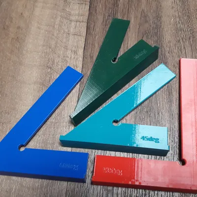 Thước vuông thợ máy, dụng cụ đo góc 90° 60° 45° 30°