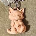Móc khóa mèo trái tim (Heart's cat keychain) - Thumbnail 2