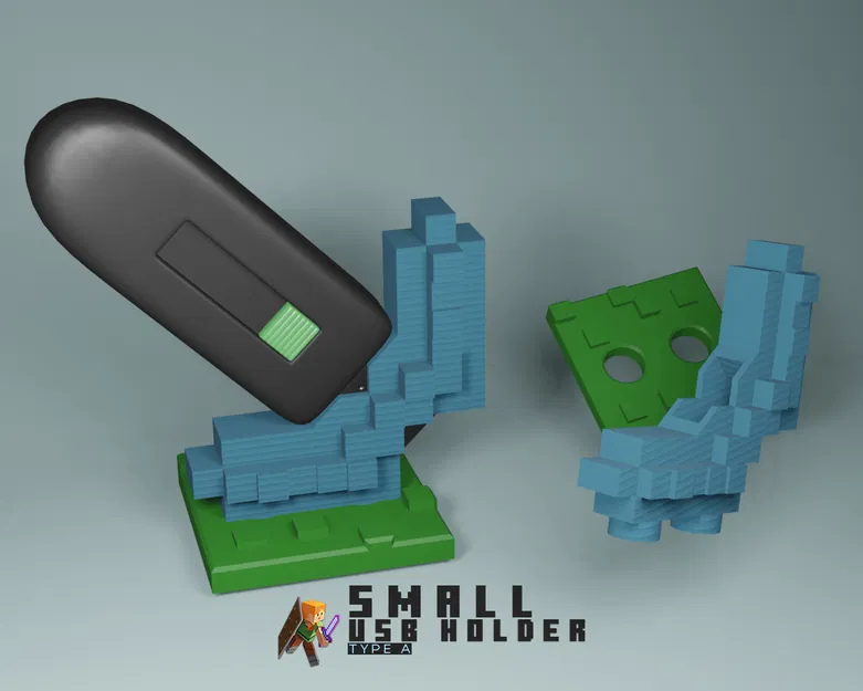 Khay Giữ USB Minecraft - Image 1