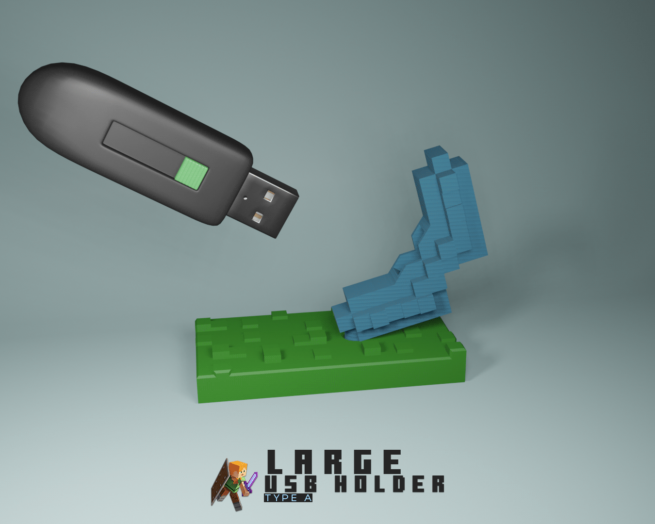 Khay Giữ USB Minecraft