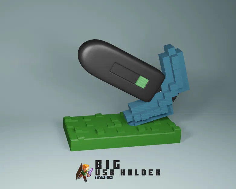 Khay Giữ USB Minecraft - Image 3