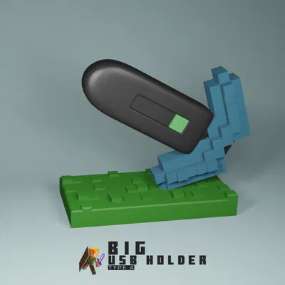 Khay Giữ USB Minecraft