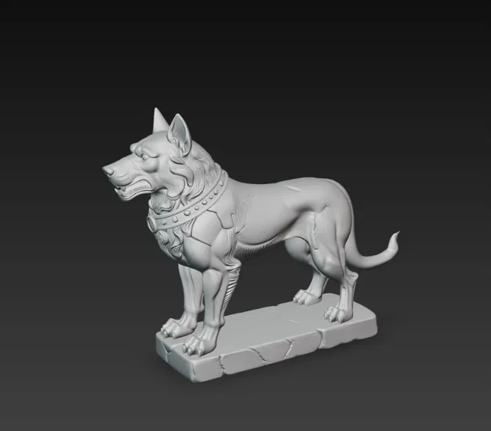 Tượng chó tức giận (Angry Dog Statue) - Image 4