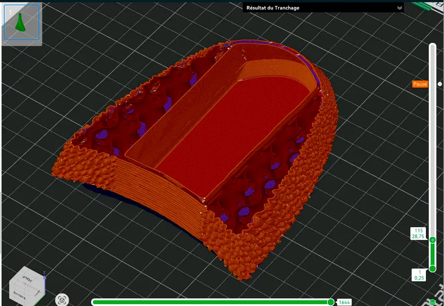 Bình hoa vải & khoáng (Fabric and Mineral Vase) - Image 7