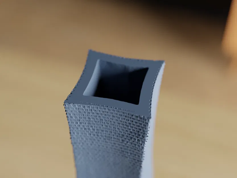 Bình hoa vải & khoáng (Fabric and Mineral Vase) - Image 8