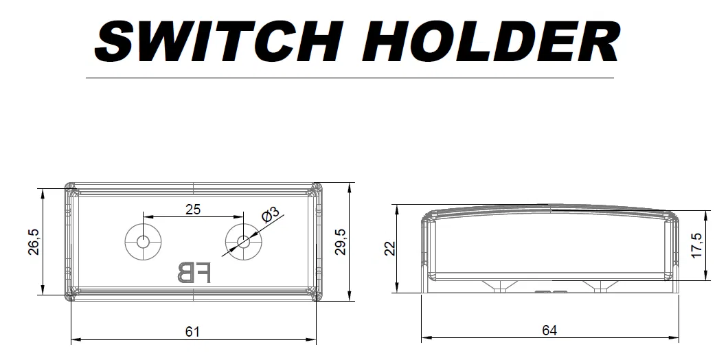 Giá đỡ công tắc đèn (Lamp Switch Holder) - Image 9