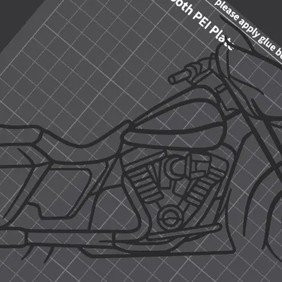 Tranh treo tường Harley-Davidson Street Glide (Silhouette)