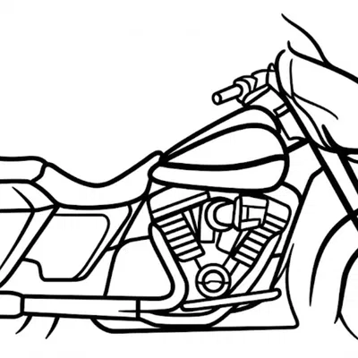 Tranh treo tường Harley-Davidson Street Glide (Silhouette)