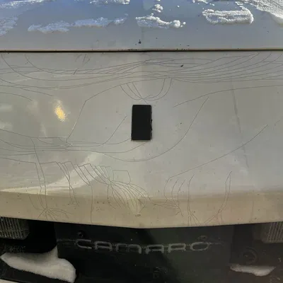 Huy hiệu trước Camaro gen 3 – bản trơn (blank)