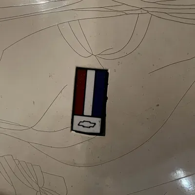 Huy hiệu trước Camaro gen 3 - logo (3D printed badge)