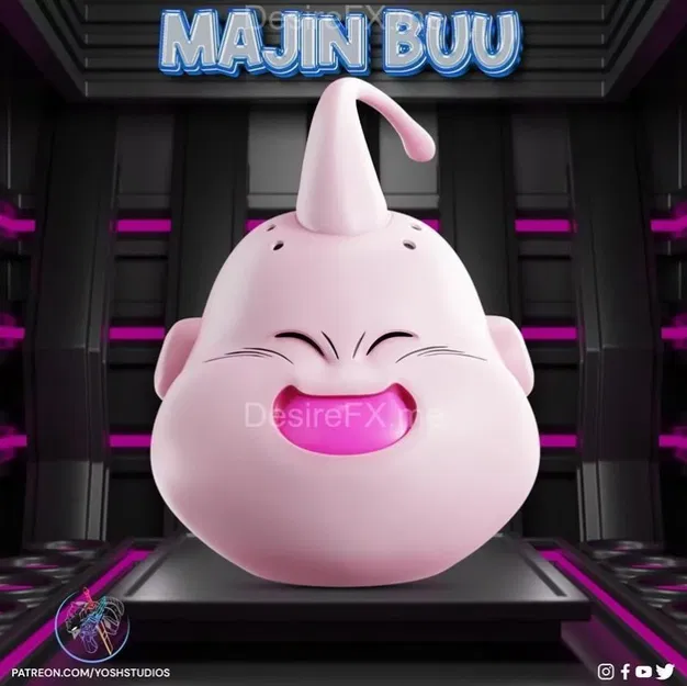 Mặt nạ Fat Majin Buu (Fat Majin Buu Mask) - Image 1