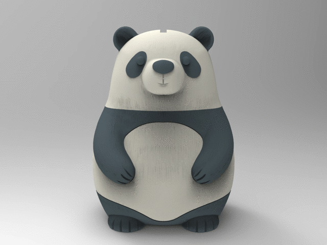 Boîte-Tirelire Panda (Hộp/Ống heo hình Panda) - Thumbnail 1