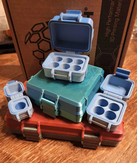 Hộp Rugged tham số cho lọ 3ml (Parametric Rugged Box for 3ml Vials) - Image 1