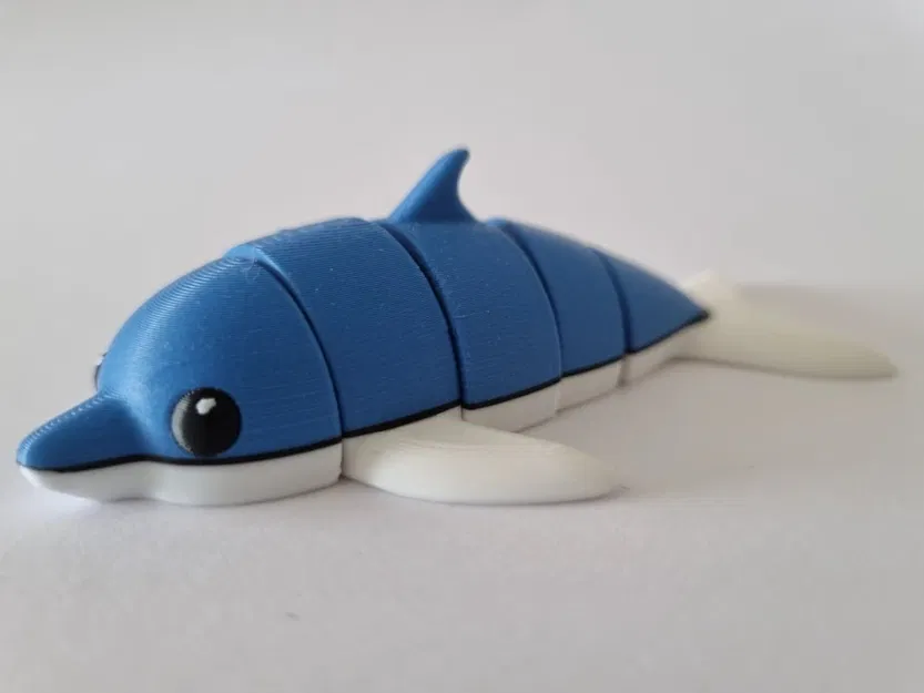 Flexi dolphin – Cá heo khớp nối 3 màu - Image 1