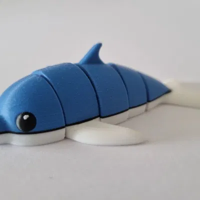 Flexi dolphin – Cá heo khớp nối 3 màu