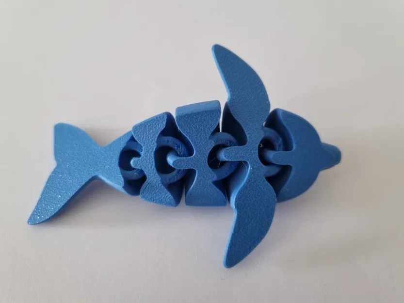 Flexi dolphin – Cá heo khớp nối 3 màu - Image 2