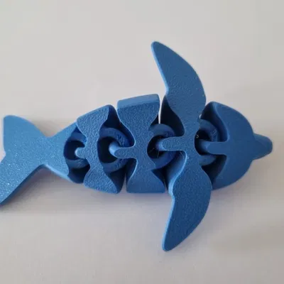 Flexi dolphin – Cá heo khớp nối 3 màu