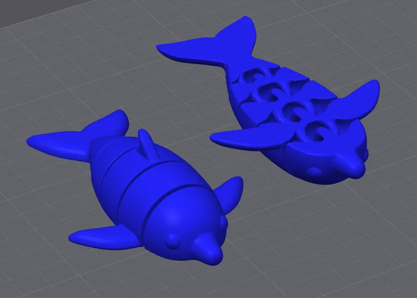 Flexi dolphin – Cá heo khớp nối 3 màu - Image 3