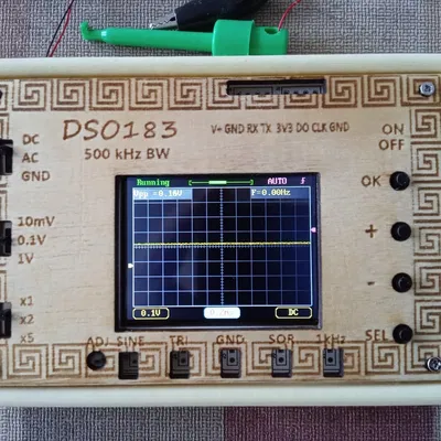 Vỏ DSO183 portable có pin, board sạc và công tắc (enclosure)