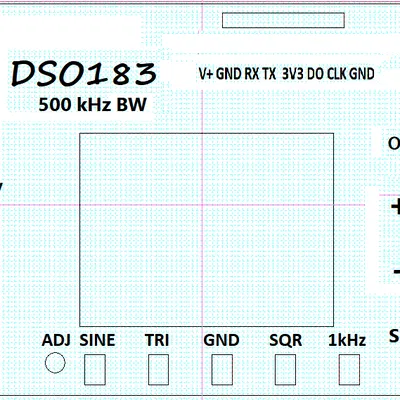 Vỏ DSO183 portable có pin, board sạc và công tắc (enclosure)