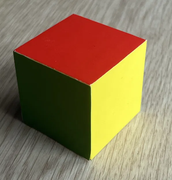 Mẫu cơ bản hình lập phương (cạnh 4 cm) - Image 1